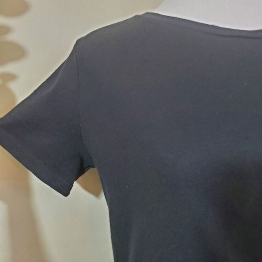 Old Navy I Believe in You Christmas T-shirt Black Size XS X-Small Short Sleeve - Picture 7 of 8